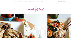 Desktop Screenshot of cancookwilltravel.com